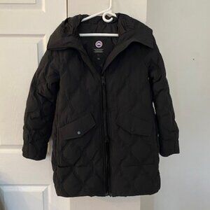 Canada Goose Alessia Hooded Down Quilted  Small Black